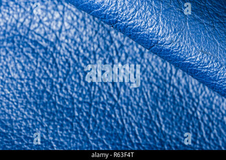 Leder dunkelblau für Konzept und Idee Stil von feinem Leder Handwerk, Kunsthandwerk, handgefertigte Leder handgefertigt, leder Arbeiter. Hintergrund Textur- und Tapeten. Stockfoto