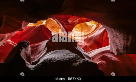 Antelope Canyon in Page, Arizona Stockfoto