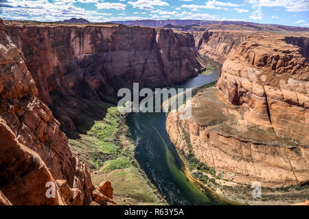 Horseshoe Bend in der Nähe von Page, Arizona Stockfoto