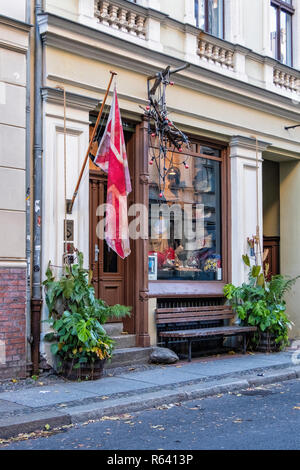 Berlin Mitte Mulackstraße 26. Welt Ende - britische Designerin Vivienne Westwood fashion shop. Outlet für Kleidung & Accessoires Stockfoto