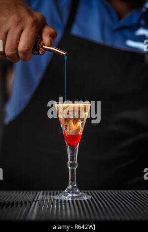 Alien Hirnblutung cocktail Stockfoto