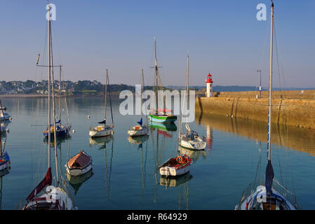 Hafen in Erquy Bretagne, Frankreich - erquy Hafen in der Bretagne, Frankreich Stockfoto