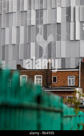 Tottenham Hotspur's new White Hart Lane Stadium in London. Stockfoto
