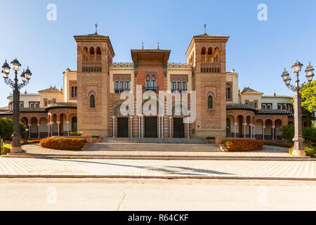 Die berühmten Mudejar Pavillon in Sevilla Stockfoto