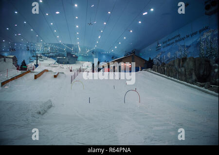 Indoor Skifahren in Dubai 2009 Stockfoto