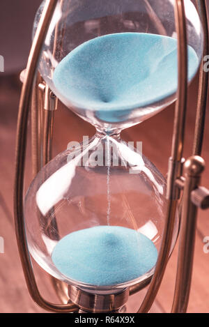 Sanduhr Uhr tickt Stockfoto