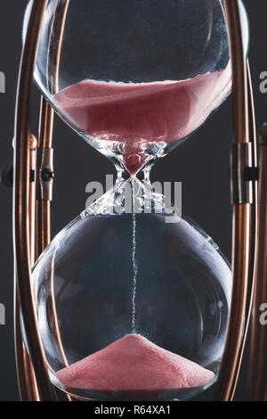 Sanduhr Uhr tickt Stockfoto