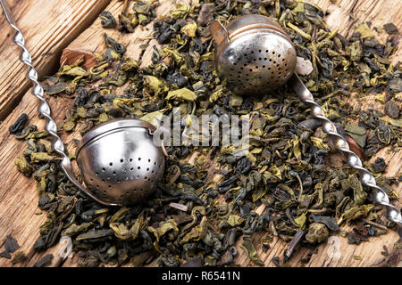 Trockene Tea Leaf Stockfoto