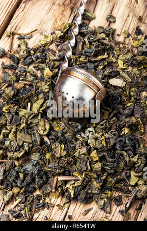 Trockene Tea Leaf Stockfoto