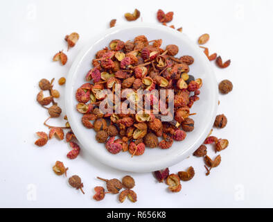 Sichuan Pfeffer, Szechuan Pfeffer, Szechuan Pfeffer oder Szechuan Pfeffer Stockfoto