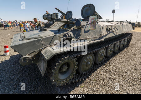 Internationale militärische technische Forum Armee 2018. Die 9 P 149 Shturm-S ist ein Tank destroyer System auf dem MT-LB-Gehäuse Stockfoto