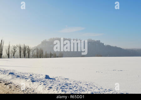 Köln Königstein am Morgen im Winter Stockfoto