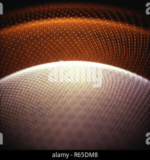 Planet Erde holografisches Bild Stockfoto