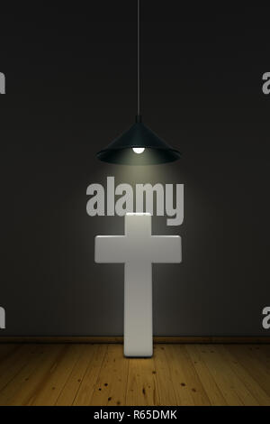 christliches Kreuz Stockfoto