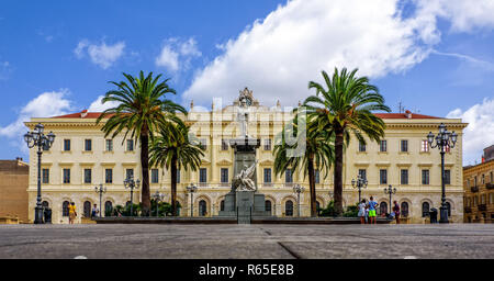 Amt sassari Vittorio Emanuele II. Stockfoto