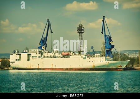 Vieh Carrier Schiff Stockfoto