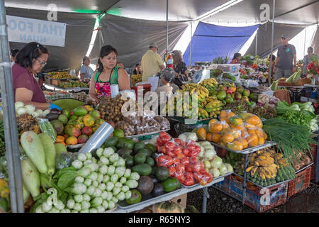 Hilo, Hawaii - Hilo Farmers Market. Stockfoto