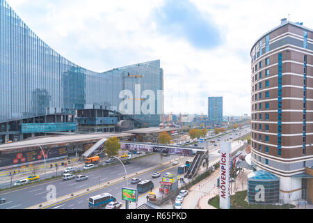 Ankara/Turkey-December 01 2018: sogutozu Bezirk ist ein neuer Wolkenkratzer Bereich Stockfoto