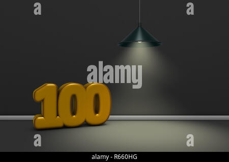 viele hundert Stockfoto