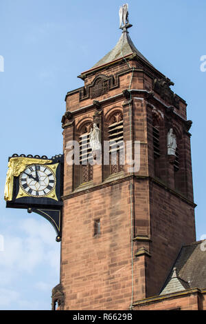 Der Uhrturm von Coventry Rat Haus in Coventry, Großbritannien. Stockfoto