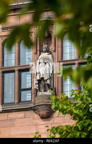 Eine äußere Detail der historischen Coventry Rat Haus in der Stadt Coventry in Großbritannien. Stockfoto