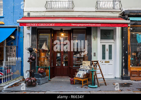 Henry Gregor Antiquitäten & Vintage, Portobello Road, Notting Hill Stockfoto