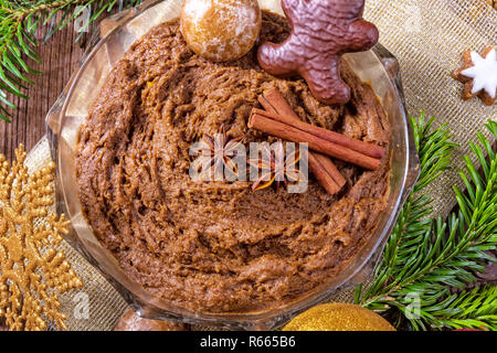 Frische Lebkuchen Teig Stockfoto