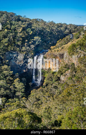 Untere Ebor Falls der Guy Fawkes River im Guy Fawkes River National Park, New England Region von New South Wales, Australien Stockfoto