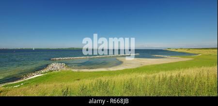 Das grevelingenmeer im den osse, schouwen - duiveland, Südliche Niederlande Stockfoto