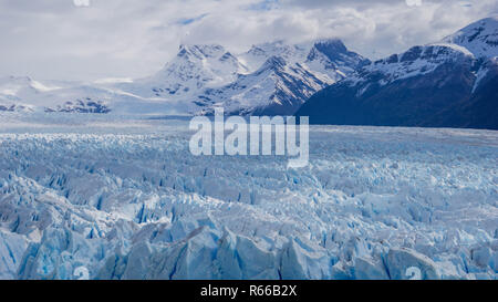 Einen malerischen Blick auf Glaciar Perito Moreno, El Calafate, Argentinien Stockfoto