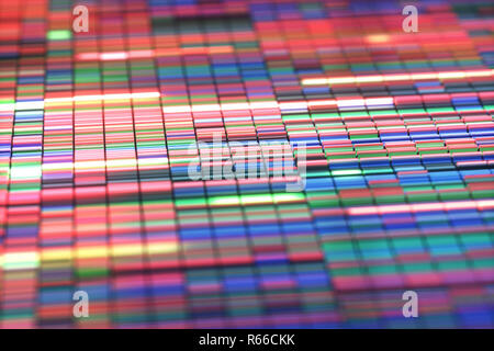 Sanger Sequenzierung Hintergrund Stockfoto