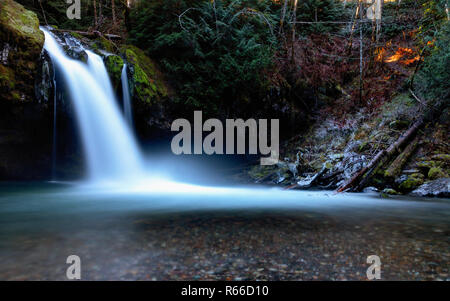 Bügeleisen Knarren fällt, Mount St. Helens, Washington State Stockfoto