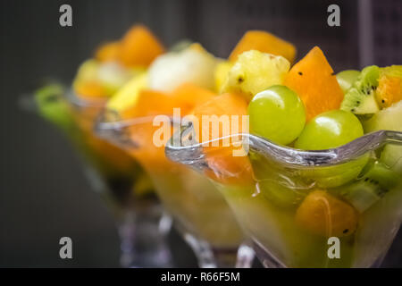 Obst Schale dessert Stockfoto