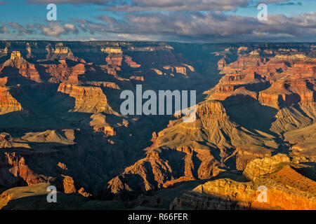 Sonnenuntergang, Bright Angel Canyon, Grand Canyon National Park, Arizona Stockfoto