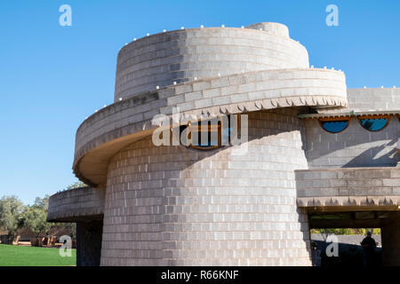 Äußere des David und Gladys Wright House von Frank Lloyd Wright, Phoenix, Arizona Stockfoto