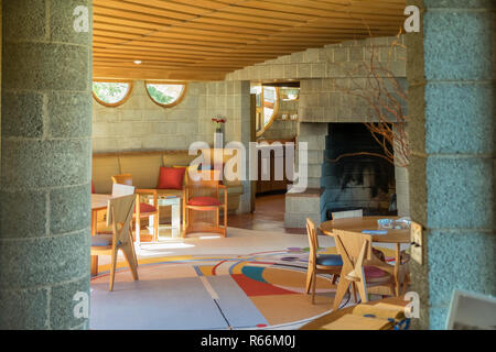 David und Gladys Wright House von Frank Lloyd Wright, Phoenix, Arizona Stockfoto