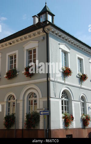 Altes Rathaus Das¶Rth am Rhein Stockfoto