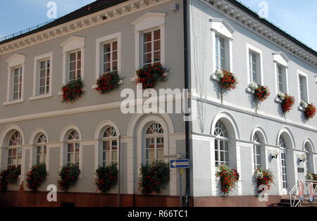 Altes Rathaus Das¶Rth am Rhein Stockfoto