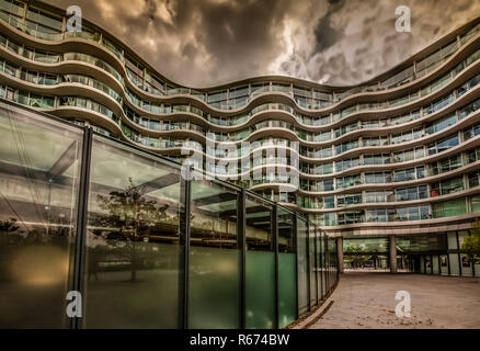 Moderne Wohnung in London Stockfoto