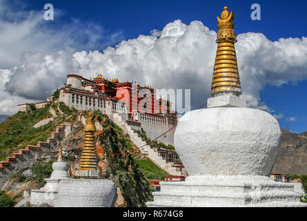 Potala-Palast in Tibet Stockfoto