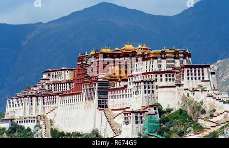 Potala-Palast in Tibet Stockfoto