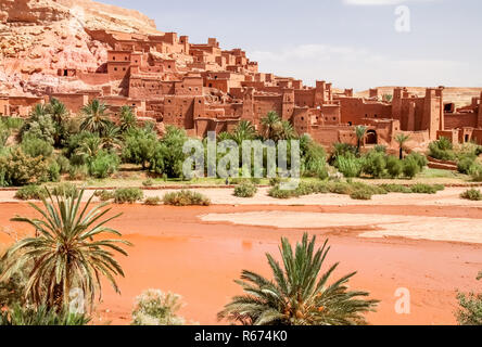 Ait Benhaddou, marokkanische Festung Stockfoto