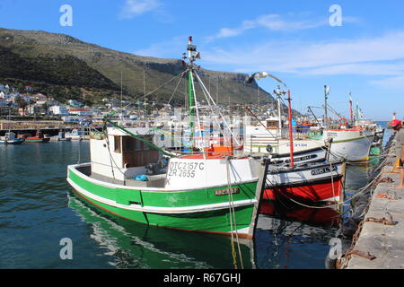 Hafen von Kalk Bay, Kapstadt, Südafrika Stockfoto