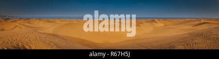 Sanddünen panorama Stockfoto