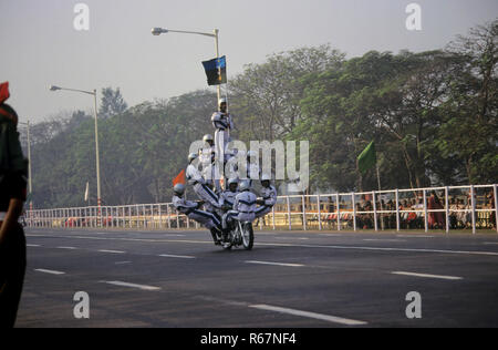 Republic Day Parade, Bike Show, Delhi, Indien Stockfoto