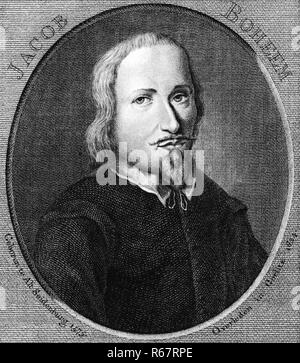 JAKOB BÖHME (1575-1624) deutscher Philosoph und Lutherischer thologian Stockfoto