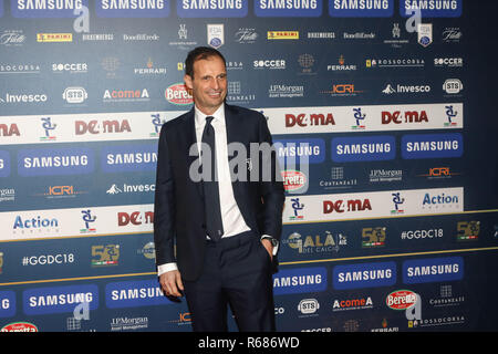 Mailand, Italien. 3. Dezember, 2018. Massimiliano Allegri bei 'Oscar Del Calcio AIC" italienische Fußball Auszeichnungen photocall in Milano, Italien, am 03. Dezember 2018 Quelle: Mairo Cinquetti/Alamy leben Nachrichten Stockfoto