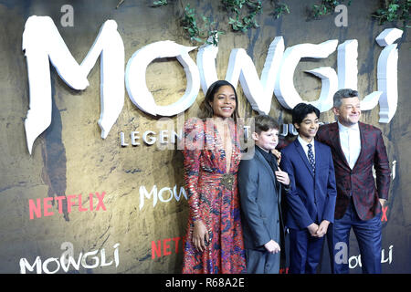 London, Großbritannien. 4. Dezember, 2018. Mowgli: Legende der Dschungel - Special Screening, Curzon Mayfair, London, UK, 04. Dezember 2018, Foto von Richard Goldschmidt Credit: Rich Gold/Alamy leben Nachrichten Stockfoto