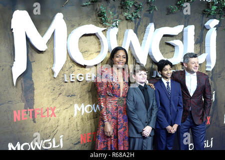 London, Großbritannien. 4. Dezember, 2018. Mowgli: Legende der Dschungel - Special Screening, Curzon Mayfair, London, UK, 04. Dezember 2018, Foto von Richard Goldschmidt Credit: Rich Gold/Alamy leben Nachrichten Stockfoto