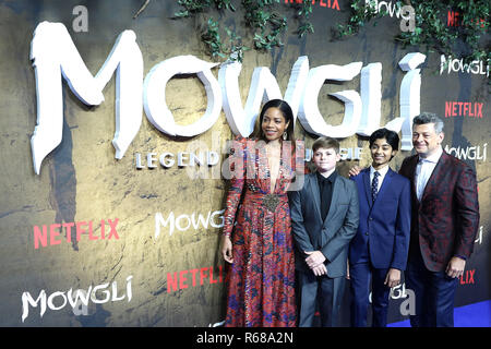 London, Großbritannien. 4. Dezember, 2018. Mowgli: Legende der Dschungel - Special Screening, Curzon Mayfair, London, UK, 04. Dezember 2018, Foto von Richard Goldschmidt Credit: Rich Gold/Alamy leben Nachrichten Stockfoto